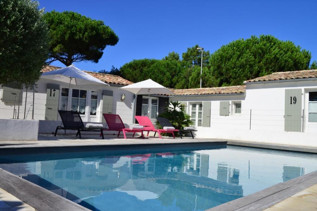 Hotel Les Bois Flottais Le Bois-Plage-en-Re Luaran gambar
